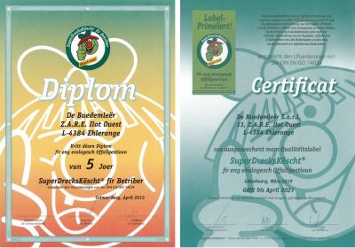Certificat et diplome De Buedemleer